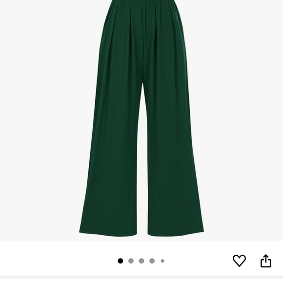 Pretty Garden Elegant Green Sleeveless Jumpsuit - Picture 7 of 7